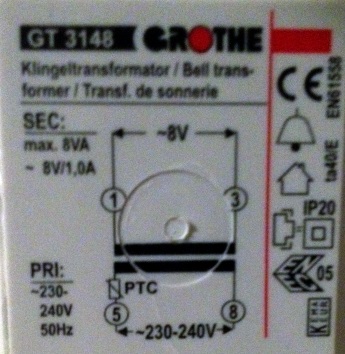 8vac Klingeltrafo Mit Miniserver Verheiraten Loxforum Com