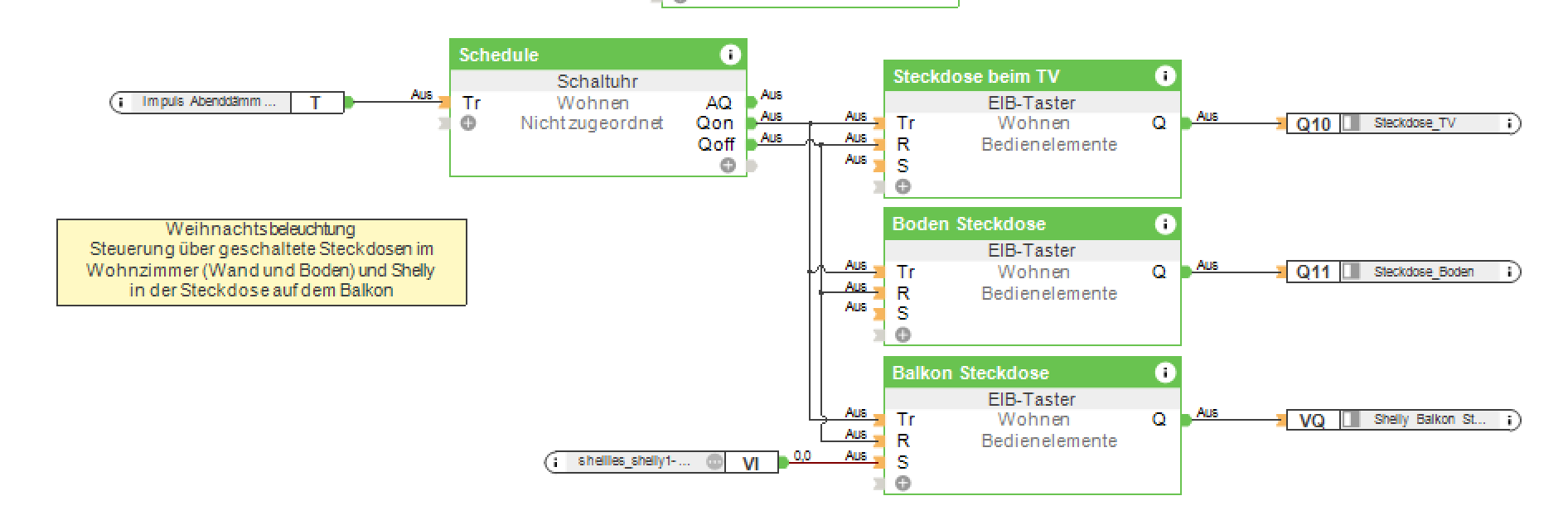 Klicke auf die Grafik für eine vergrößerte Ansicht

Name: Schaltbare Steckdosen Sheduler und Xmas-Beleuchtung.png
Ansichten: 364
Größe: 51,8 KB
ID: 286393