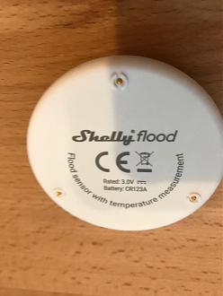 Info: Wassersensor mit Wlan Shelly Flood 