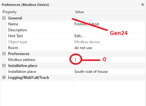 Klicke auf die Grafik für eine vergrößerte Ansicht

Name: Gen24 Modbus address.png
Ansichten: 924
Größe: 13,4 KB
ID: 308527