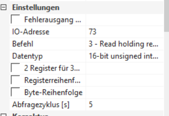 Klicke auf die Grafik für eine vergrößerte Ansicht

Name: Modbus_e3dc_Config_Netzbezug.PNG
Ansichten: 3922
Größe: 27,8 KB
ID: 315006