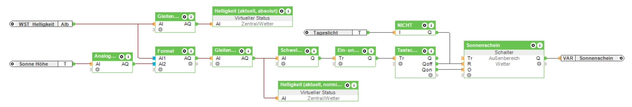 Klicke auf die Grafik für eine vergrößerte Ansicht

Name: Loxone_Sonnenschein_Erkennung.jpg
Ansichten: 1526
Größe: 98,3 KB
ID: 343713