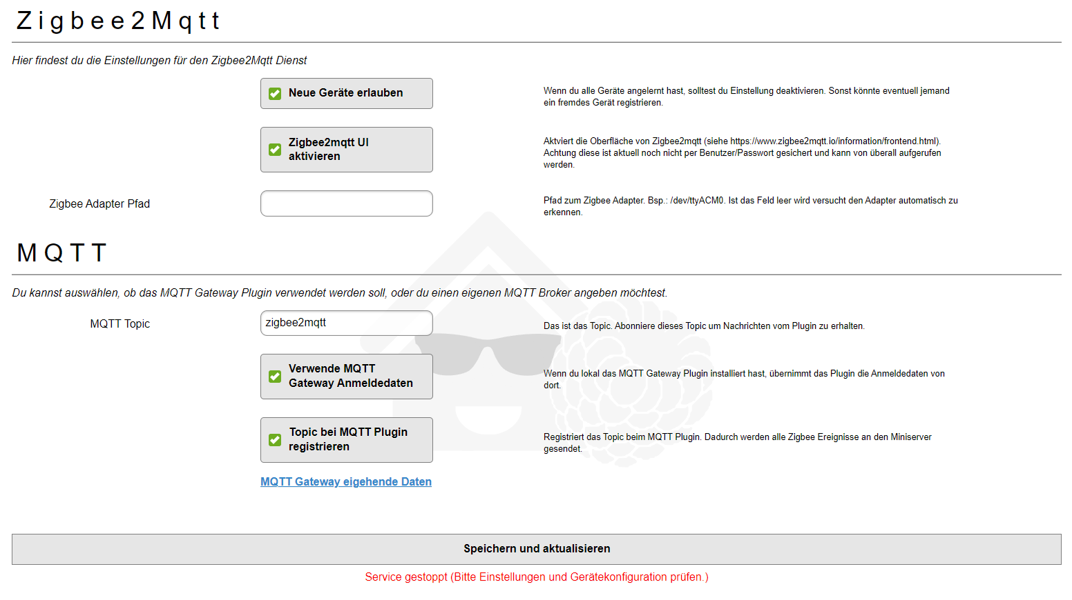 Klicke auf die Grafik für eine vergrößerte Ansicht  Name: zigbee2mqtt service gestoppt.png Ansichten: 0 Größe: 128,7 KB ID: 347052