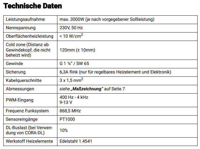 Datenblatt EHS-R