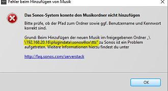 Klicke auf die Grafik für eine vergrößerte Ansicht

Name: Sonos Fehlermeldung mit IP.jpg
Ansichten: 423
Größe: 38,3 KB
ID: 436668