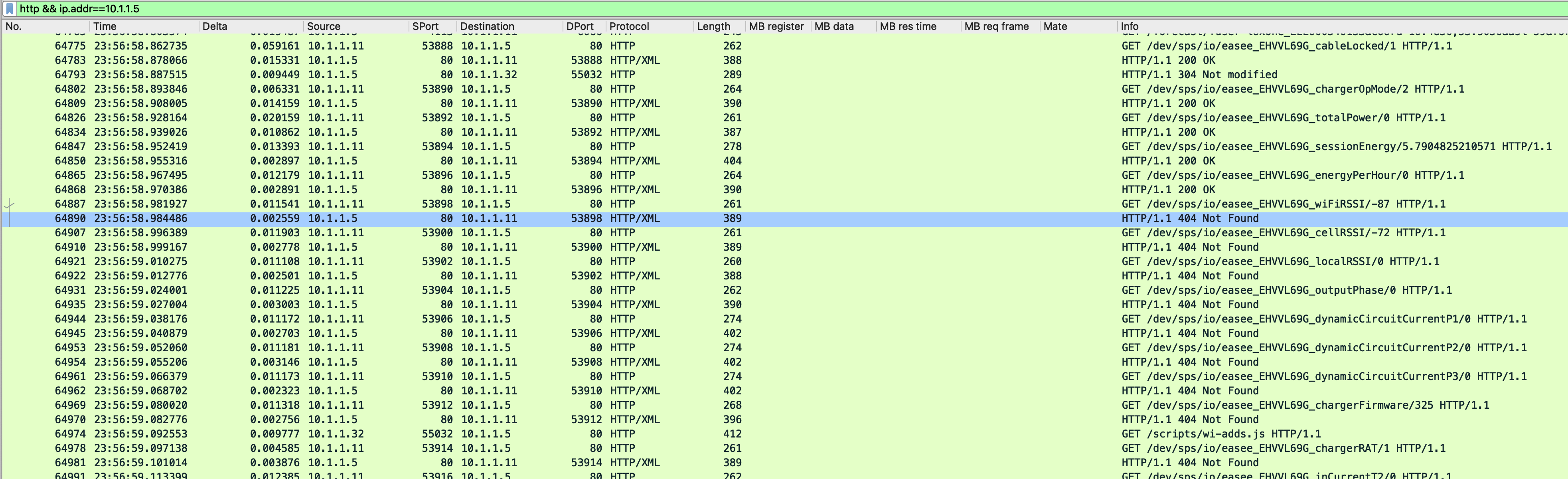 Klicke auf die Grafik für eine vergrößerte Ansicht  Name: Wireshark - MQTT Communication.png Ansichten: 11 Größe: 619,9 KB ID: 443625