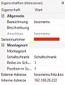 Einstellungen in der MS-Config